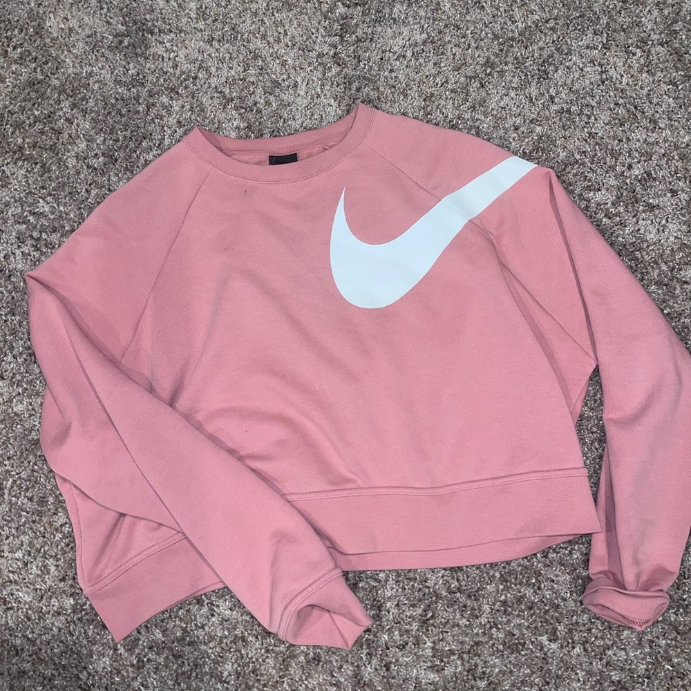 Basically brand new Nike crop long sleeve/crew neck